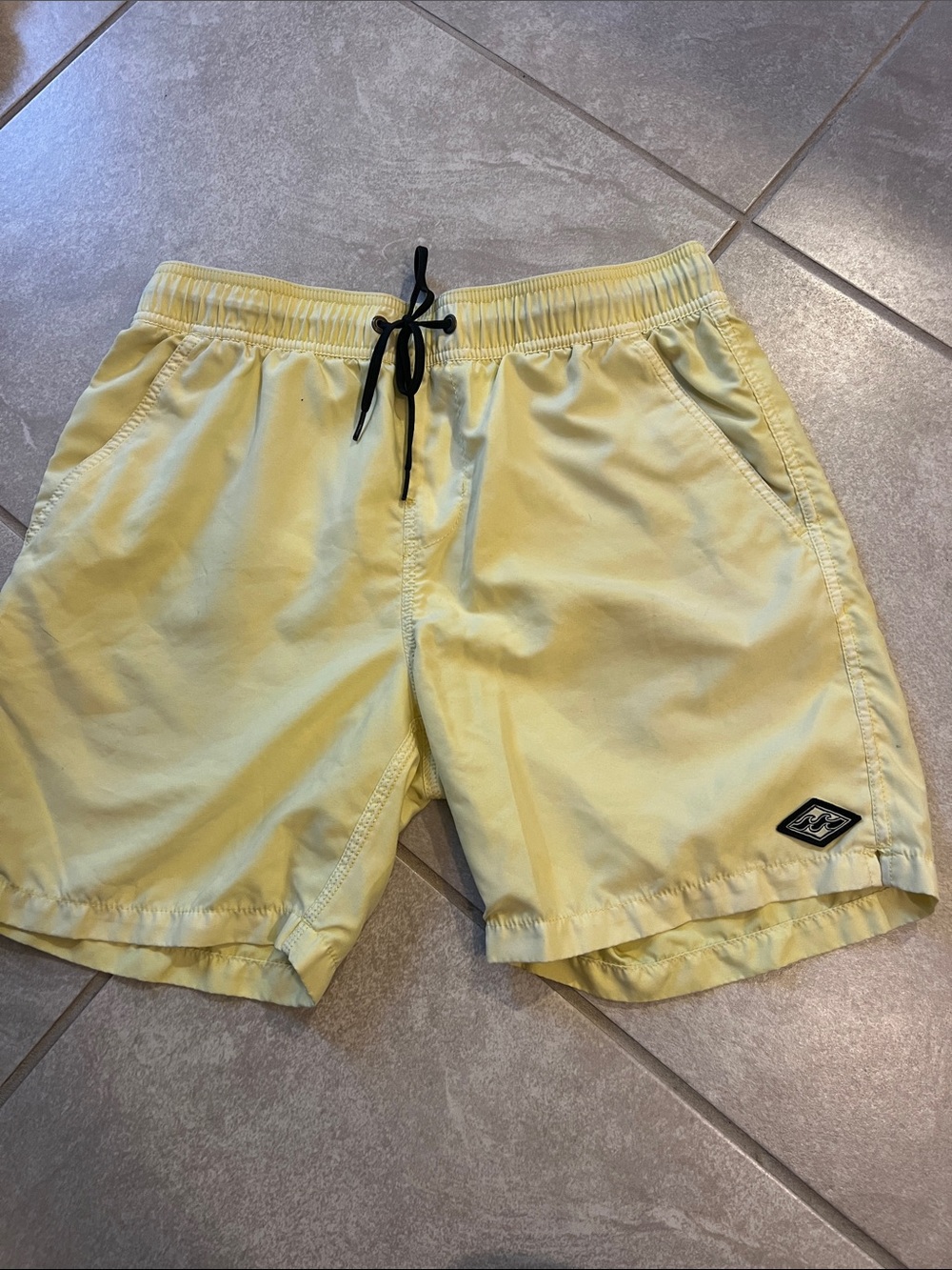 Billabong Yellow Men’s Swim Trunks